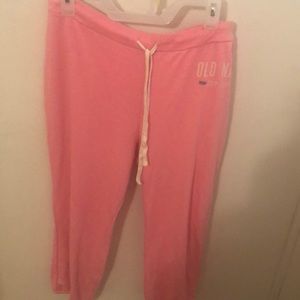 Pink sweatpants